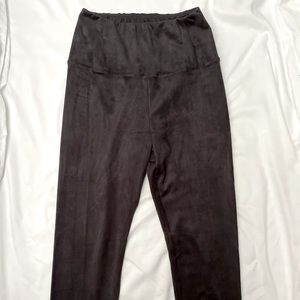 Aritzia faux suede leggings, size M